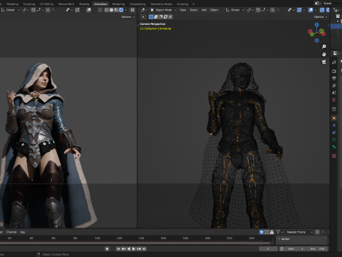 Frost Mage Model 3D