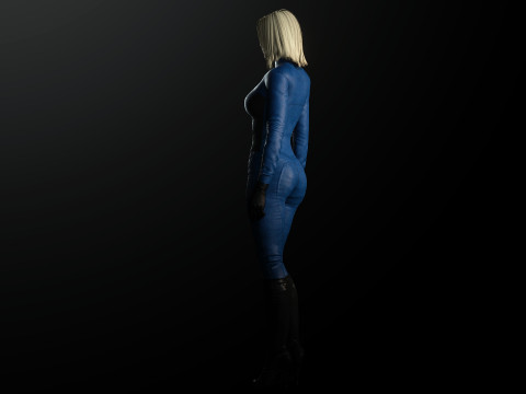 Onzichtbare vrouw Susan Storm 3D Model