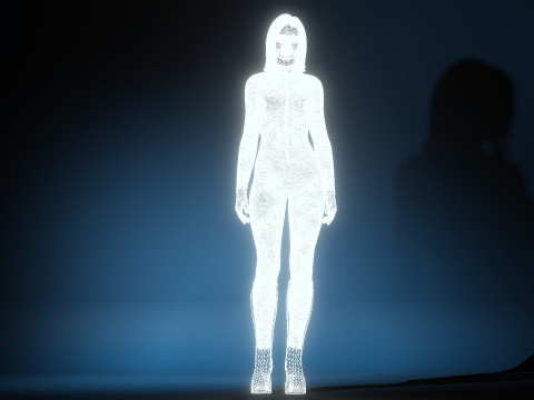 Onzichtbare vrouw Susan Storm 3D Model