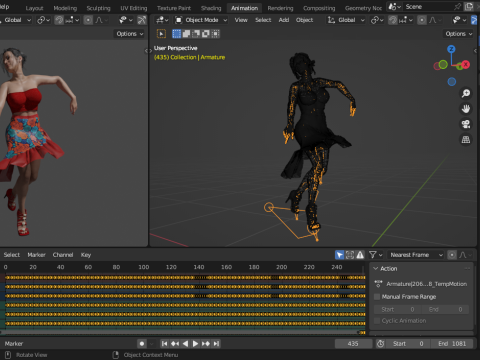 Realistic Sexy Girl Eva with Dancing Animation 3Dモデル