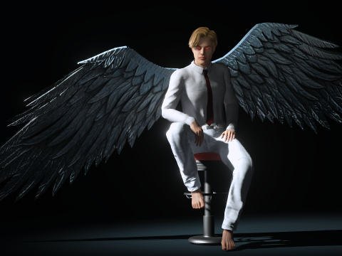 Lucifer Morningstar 3D 模型
