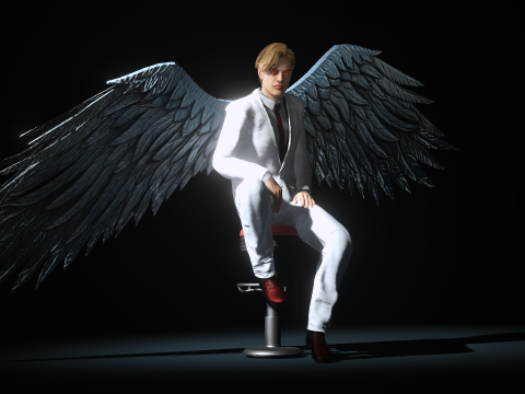 Lucifer Morningstar 3D 模型
