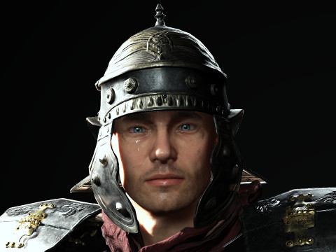 Roman Soldier 3D Modell