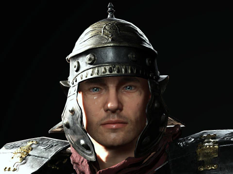 Prajurit Romawi Model 3D