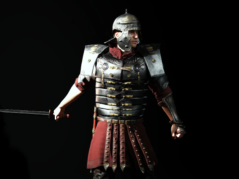 Prajurit Romawi Model 3D