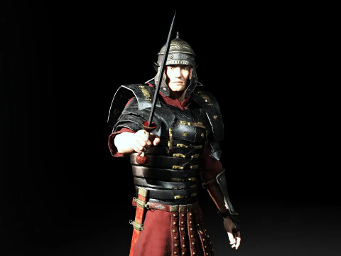 Prajurit Romawi Model 3D