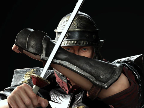 Prajurit Romawi Model 3D