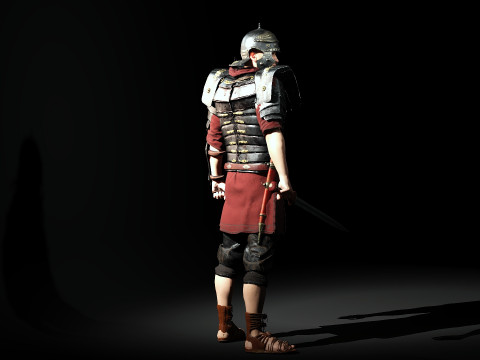 Roman Soldier 3D Modell