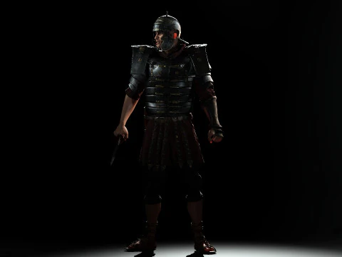 Prajurit Romawi Model 3D