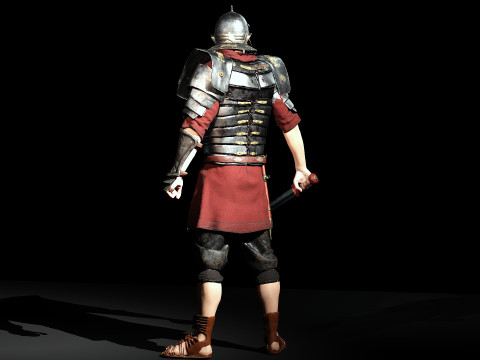 Roman Soldier 3D Modell