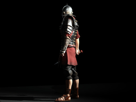 Roman Soldier 3D Modell