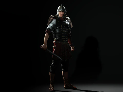 Prajurit Romawi Model 3D