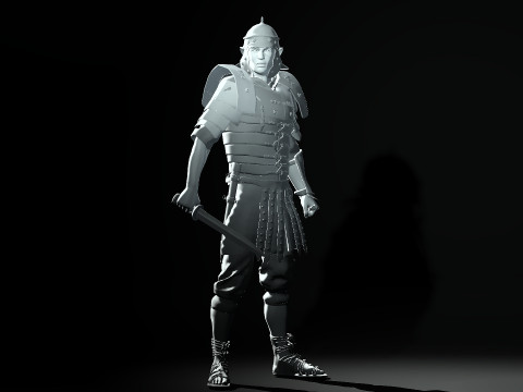Roman Soldier 3D Modell