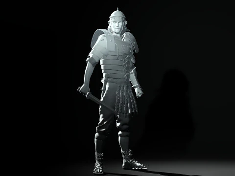 Prajurit Romawi Model 3D