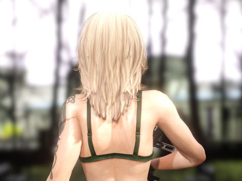 Sexy Sniper 3D Model