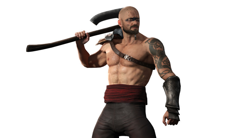 Viking Warrior Modèle 3D .c4d .max .obj .3ds .fbx .stl .blend