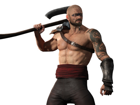 Viking Warrior Modèle 3D