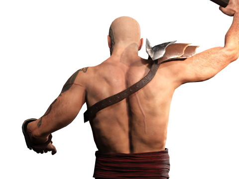 Viking Warrior Modèle 3D