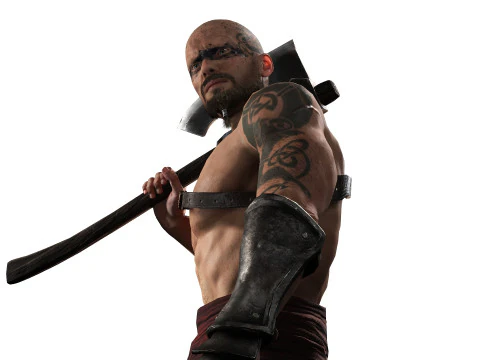 Guerriero vichingo Modello 3D