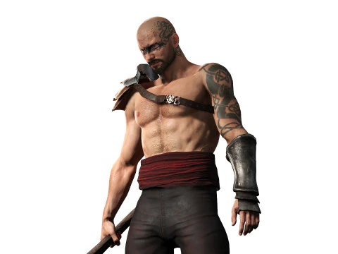 Guerriero vichingo Modello 3D