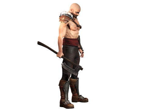Viking Warrior Modèle 3D