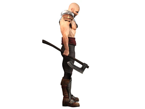 Guerriero vichingo Modello 3D