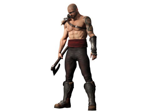 Viking Warrior Modèle 3D