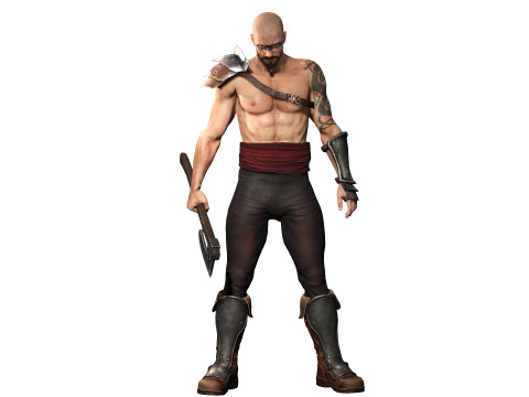 Viking Warrior Modèle 3D