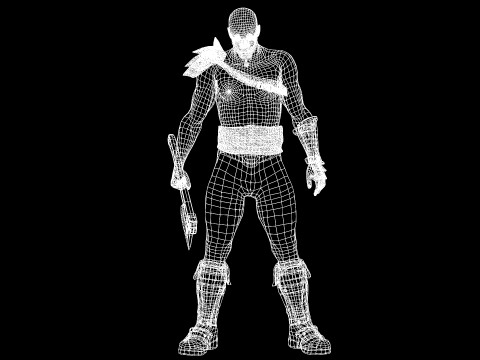Viking Warrior Modèle 3D