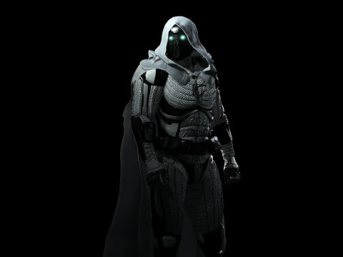Moon Knight 3D Model