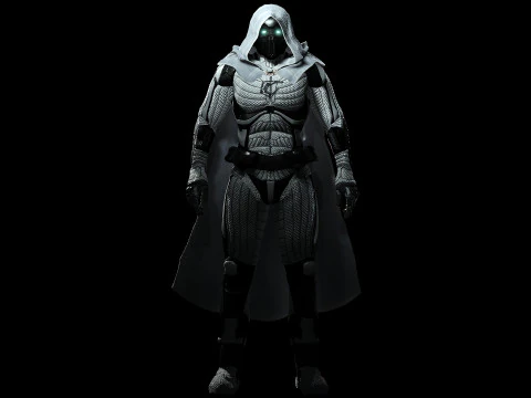 Moon Knight 3D Model