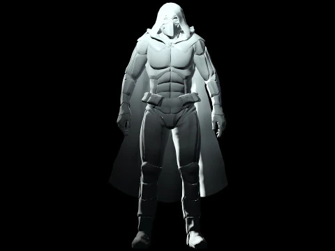 Moon Knight 3D Model