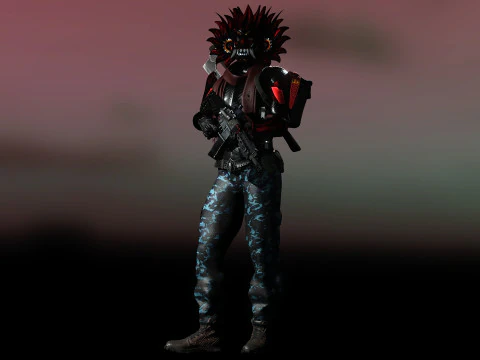 Rogue Secret Agent AKA The Demon 3D Model
