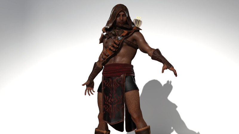 Bandit Assassin 3D Model .c4d .max .obj .3ds .fbx .stl .blend