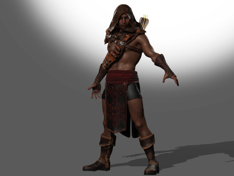 Bandit Assassin 3D Model