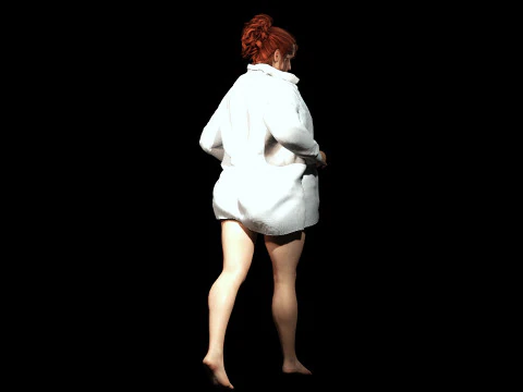 estou atrasado para o trabalho Modelo 3D