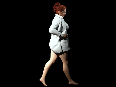 estou atrasado para o trabalho Modelo 3D