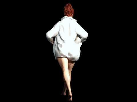 estou atrasado para o trabalho Modelo 3D