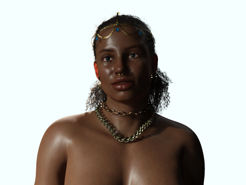 African Queen Modèle 3D