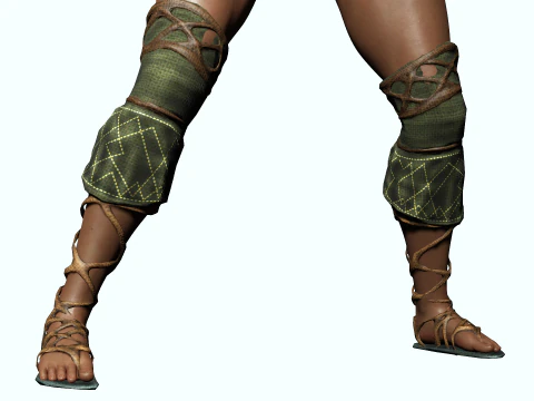 African Queen 3D Model