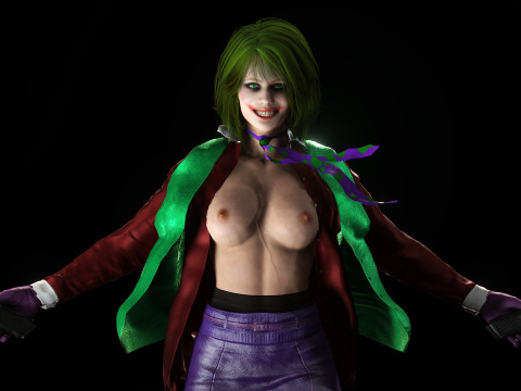 Pelawak Wanita Model 3D