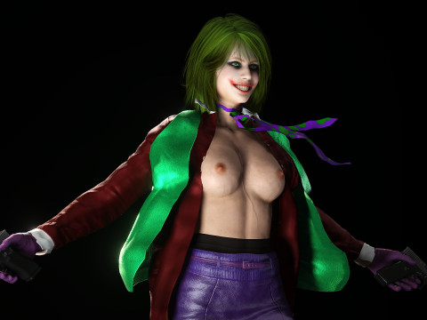 Pelawak Wanita Model 3D