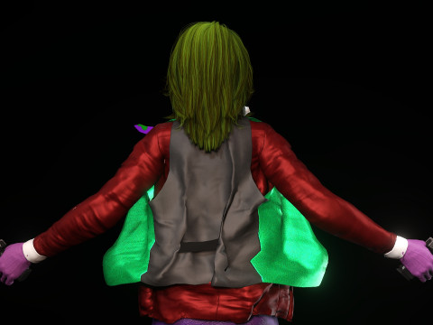 Pelawak Wanita Model 3D