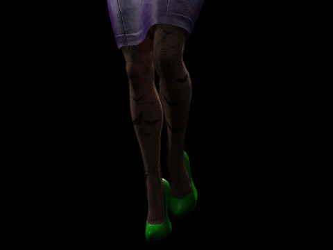 Pelawak Wanita Model 3D