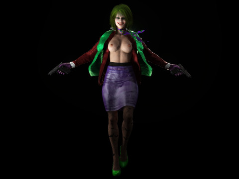 Pelawak Wanita Model 3D