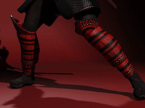 Scarlet Samurai 3D Model