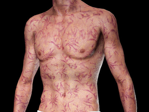 Zombie maschio Modello 3D