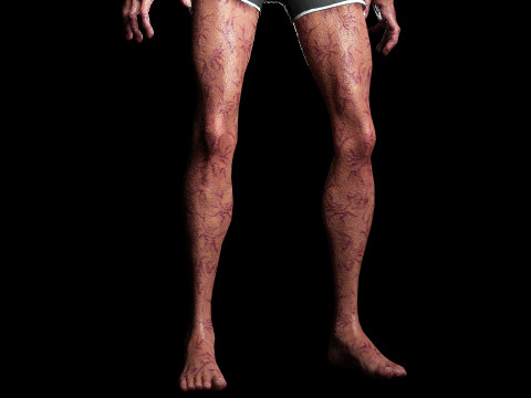 Zombie maschio Modello 3D