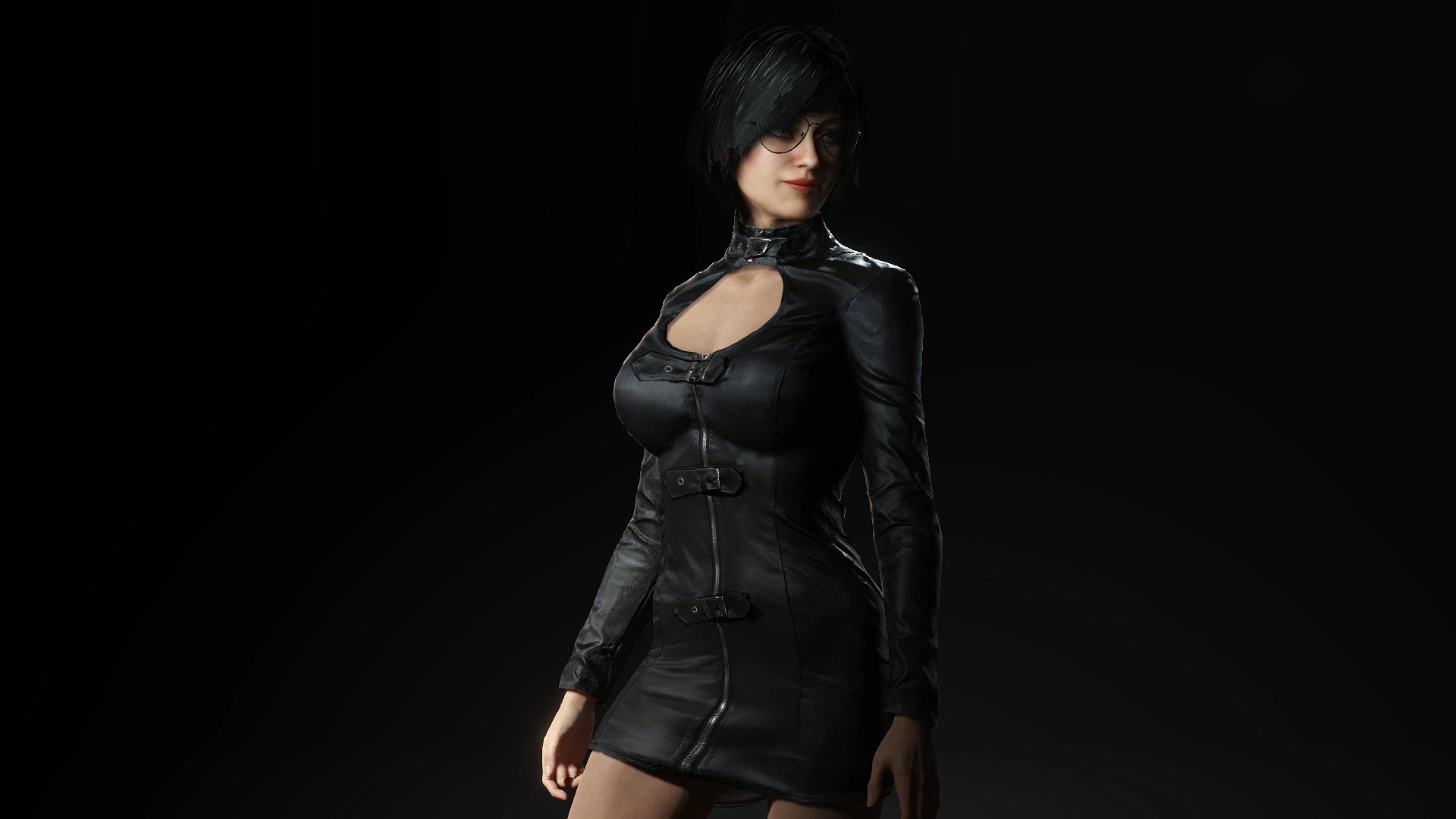 Mysterious Girl Aria 3D Model .c4d .max .obj .3ds .fbx .stl .blend 