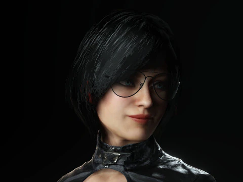 Mysterious Girl Aria 3D Model